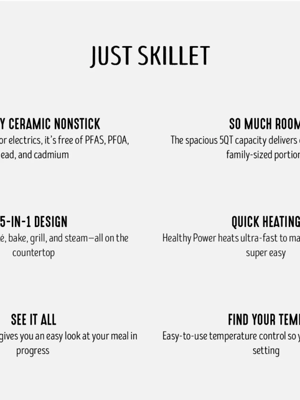 GREENLIFE HEALTHY POWER 5-In-1 ELECTRIC SKILLET